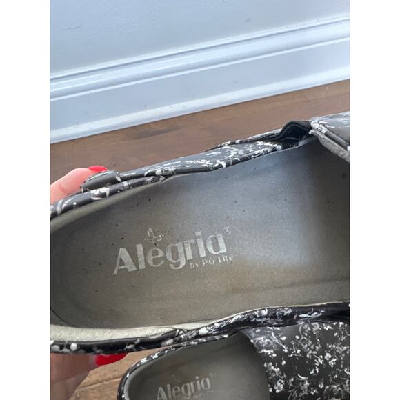 Alegria Keli Professional Shoes Nursing Leather Non Slip Grey Gardens Sz 38 US 8 - Picture 6 of 7